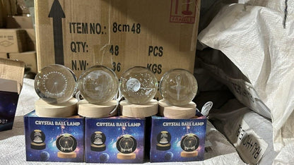 3D Crystal Lamp Ball(Assorted Design) for gifts